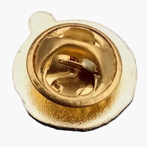 Santa Clause Pinback Pin Tie Tack Vintage 1999 Christmas Holiday Enamel Jewelry - Picture 4 of 4